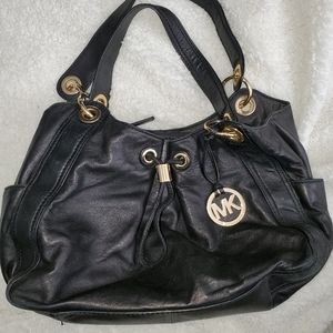 Michael Kors leather shoulder bag